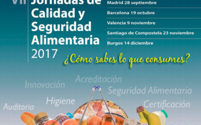 Jornadas de calidad y seguridad alimentaria 2017, el 28 de septiembre en Madrid