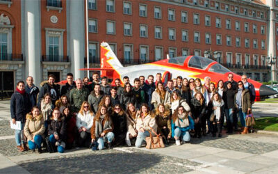 Los alumnos de la XIV edición del MSA visitan las instalaciones del Cuartel General del Ejército del Aire en Madrid