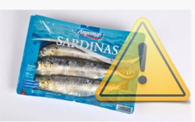 La Agencia Española de Consumo, Seguridad Alimentaria y Nutrición alerta sobre una conserva de sardinas con sulfitos no declarados, peligrosa para alérgicos